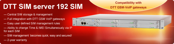 DTT SIM Server 192 SIM