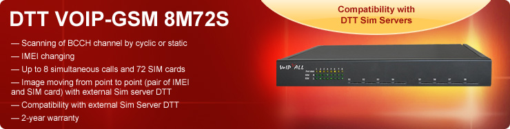 DTT VOIP-GSM 8M72S